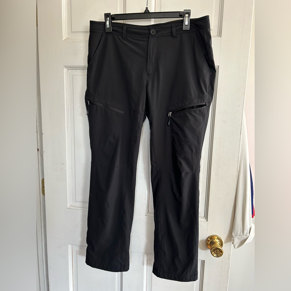 Eddie Bauer Women’s Black Fleece Lined Warm Essential Pants. Sz 10P